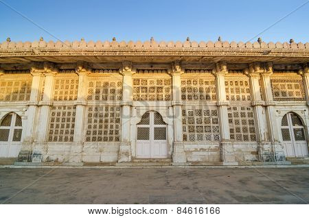 Facade Of Sarkhej Roza Mosque, Ahmedabad