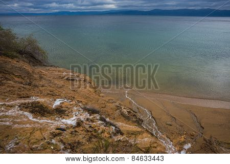 Thermal Springs On The Beach In Kato Illia, Evia, Greece