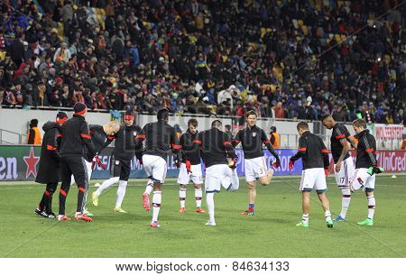 Football Game Shakhtar Donetsk Vs Bayern Munich