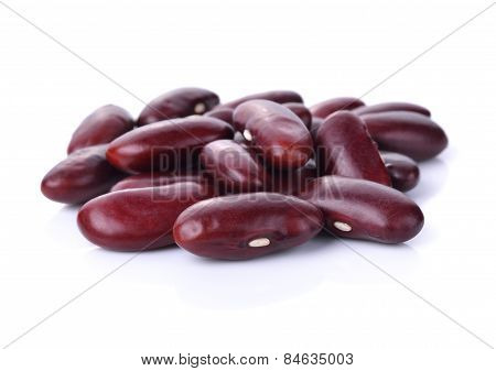 Kidney Bean Isolated On The White Background