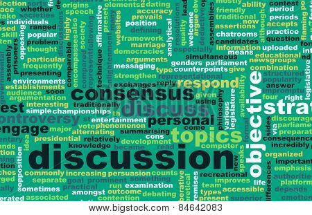 Discussion or Debate as a Verbal Concept Art
