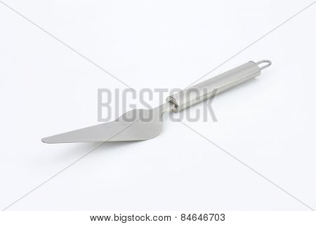 cake server on white background