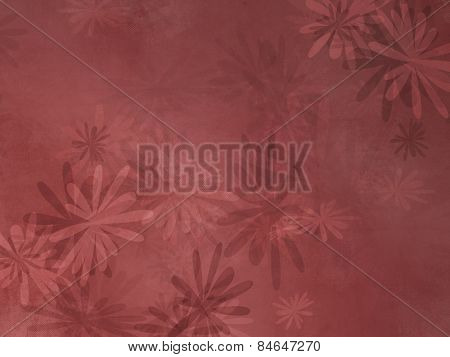 Floral pattern background with soft texture