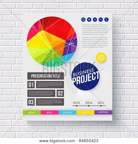 Dynamic frontispiece for a Business Project