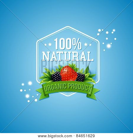 Hundred percent natural organic product