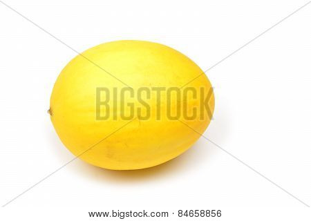 Honeydew Melon On White Background