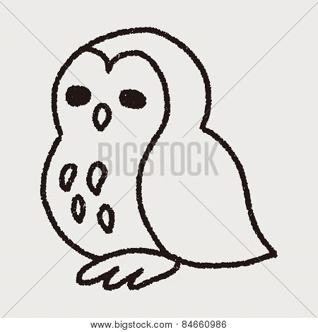 Owl Doodle Drawing