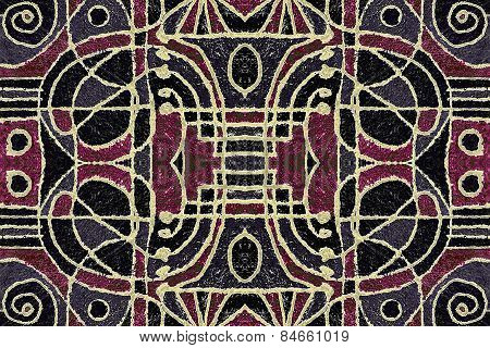 Tribal Geometric Art Pattern