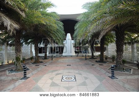 Entrance of Negeri Sembilan State Mosque in Negeri Sembilan, Malaysia