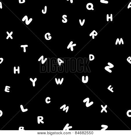 Abcd Pattern Black