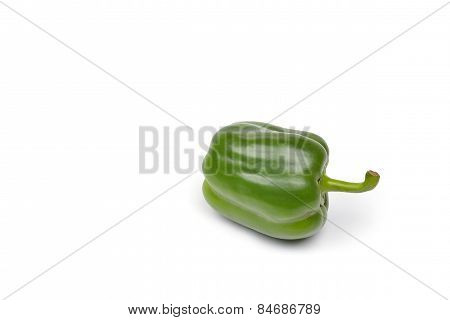 Peppers On White Background