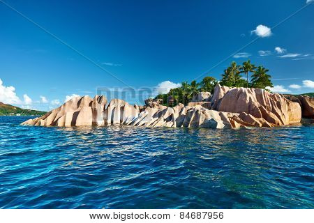 Beautiful St. Pierre Island at Seychelles
