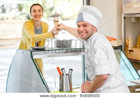 Ice cream seller