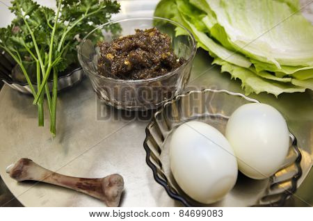 Judaism Jewish Holidays Passover Pesach Seder Table