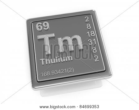 Thulium. Chemical element. 3d