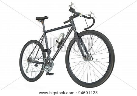 Black Bicycle Closeup