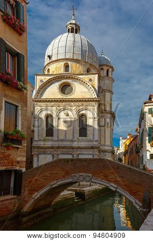 Santa Maria dei Miracoli in Venice, Italia