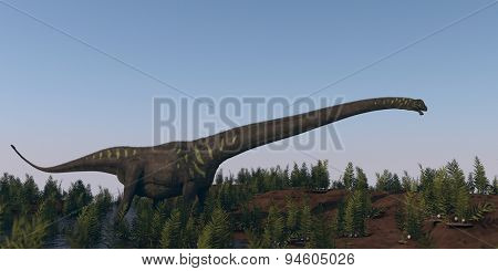 walking mamenchisaurus