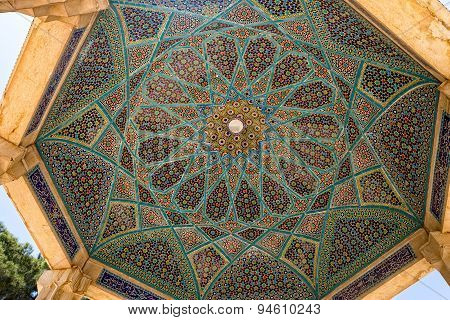 Tomb of Hafez ceiling mosaic