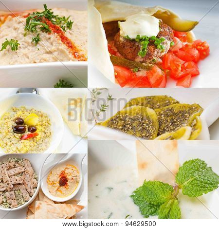 Middle East Food Collage