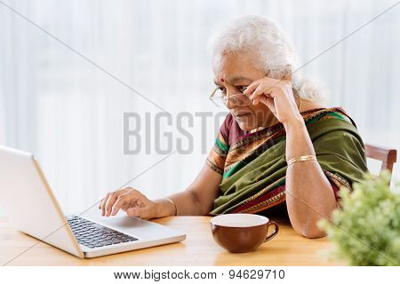 Senior Woman With Laptop