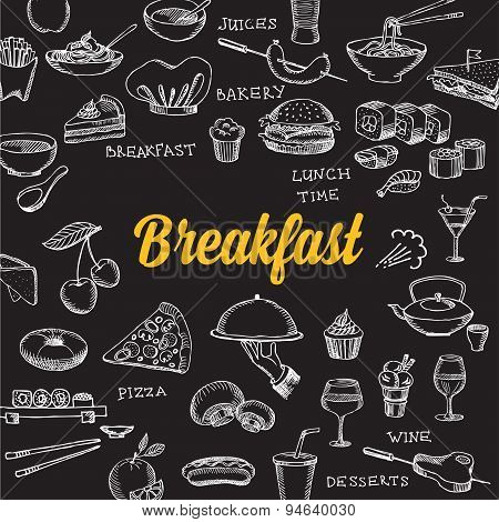 Restaurant Cafe Menu, Template Design. Food Flyer.