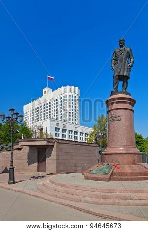 White House - center of Russian government - Moscow Russia