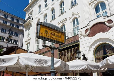 Subway Entrance Of Budapest