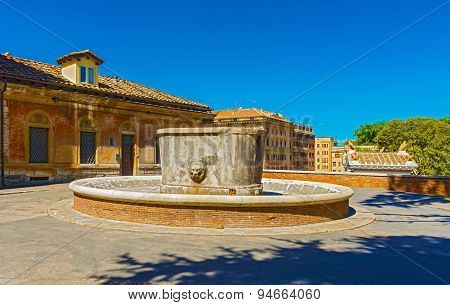 Drinking Fountain In Rome, Italy