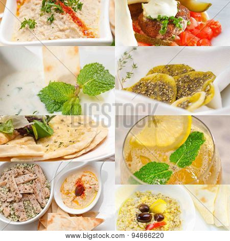 Middle East Food Collage