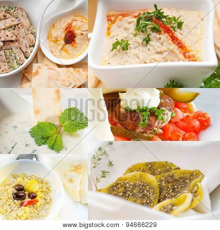 Middle East Food Collage