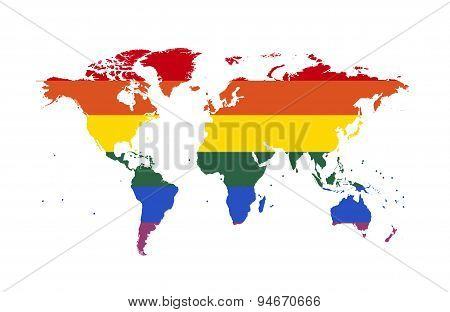 World Map Lgbt