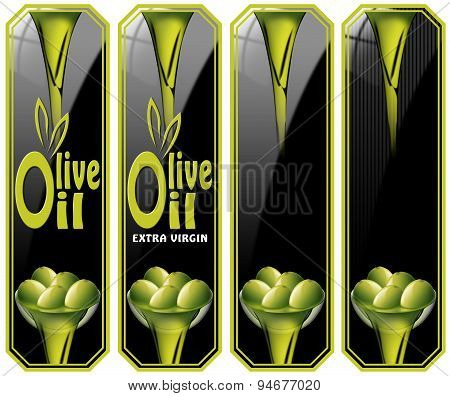 Collection Of Olive Oil Labels