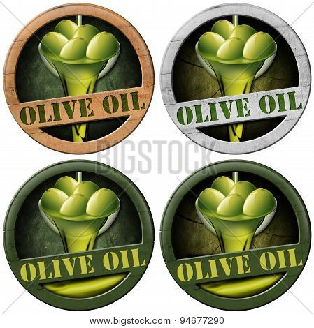 Olive Oil - Four Wooden Icons