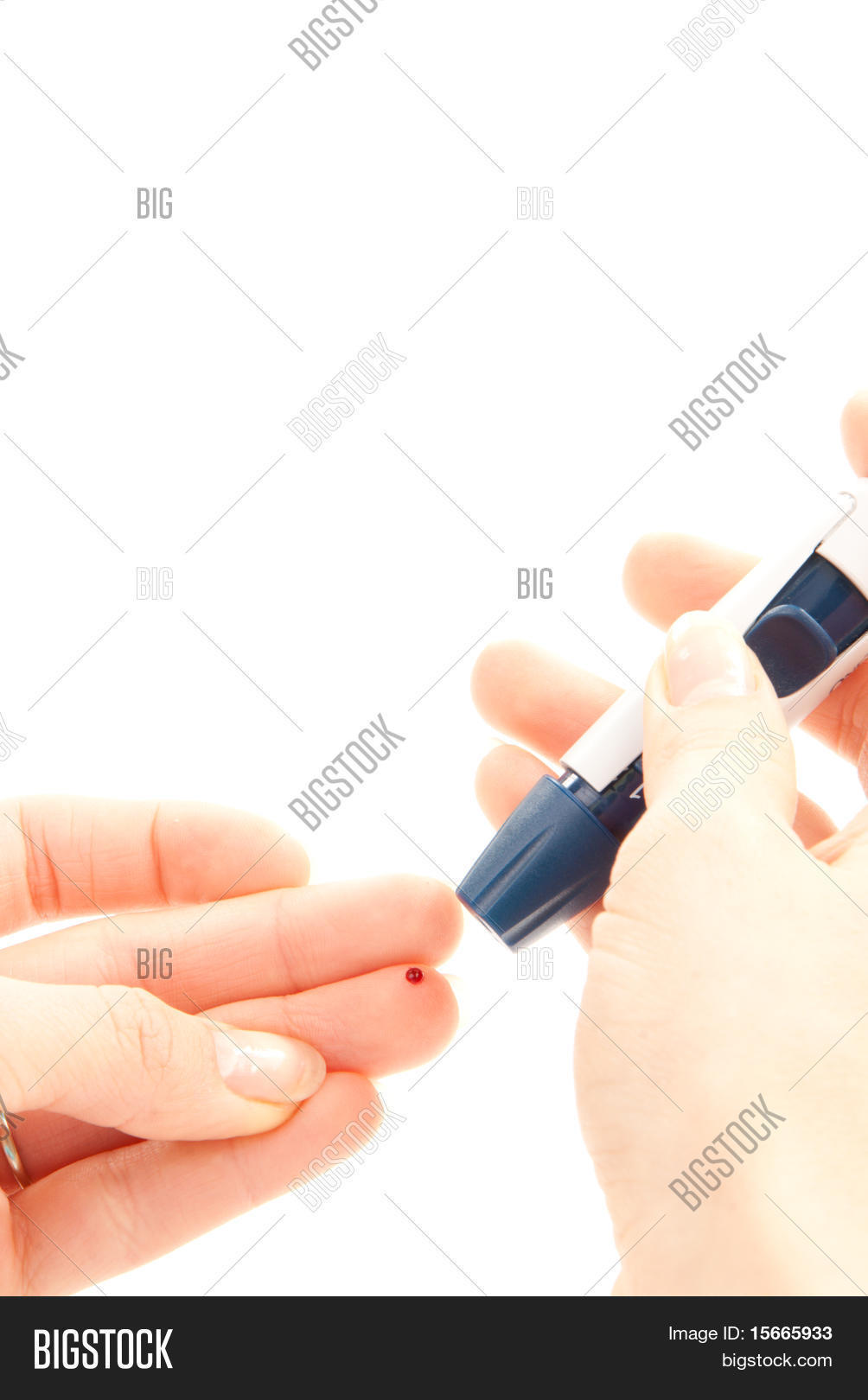 Diabetes Lancet Prick Image & Photo (Free Trial) Bigstock