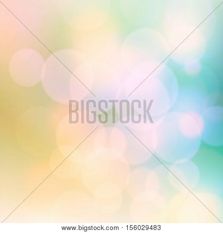 Blurry soft background with bokeh effect. Pale romantic pink tones. Retro light leaks.