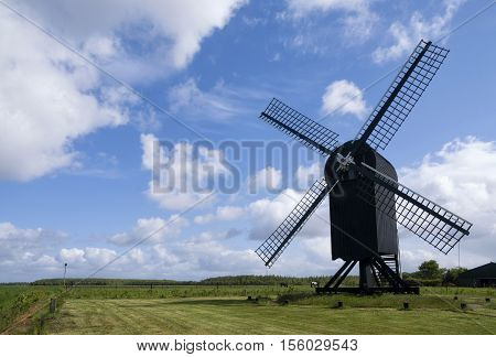 Standerd mill Ter Haar near Ter Apel in the Dutch province Groningen