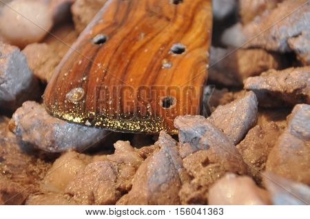Afelia. Cypriot national dish of marinated and stewed pork in aromatic spices.