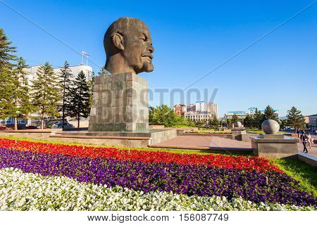 Lenin Monument In Ulan-ude