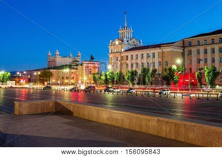 Ulan-ude City Center Night