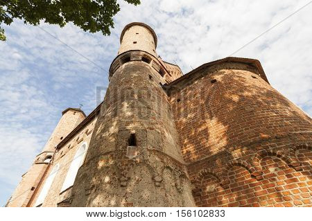 old Orthodox church built as a fortress, is situated in the village Synkovichi, Grodno region Republic of Belarus,