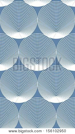 Continuous vector pattern with graphic lines decorative abstract background with geometric figures. Onamental seamless backdrop can be used for design and textile.