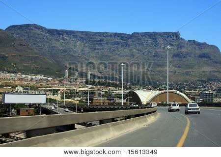 Kaapstad motorvej til Tafelberg