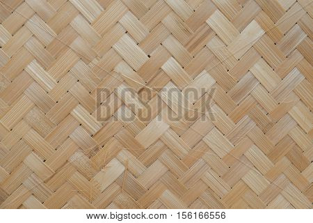 Bamboo Texture. Brown Back Side Straw Mat Japan Korea Asian Art Wall Shape Retro Line Old Idea Zen Asia Plant Decor Sushi Rug Textile Detail Nature Mesh Surface Tatami Plant Top View Basket concept.