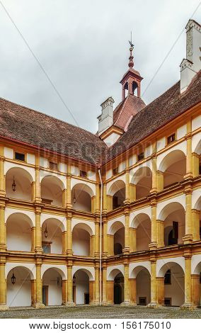 Eggenberg Palace in Graz is the most significant Baroque palace complex in Styria Austria Renaissance courtyard with arcades