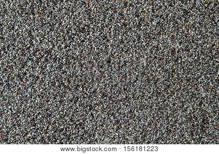 Dried poppy seeds background. Healthy lifestyle concept.