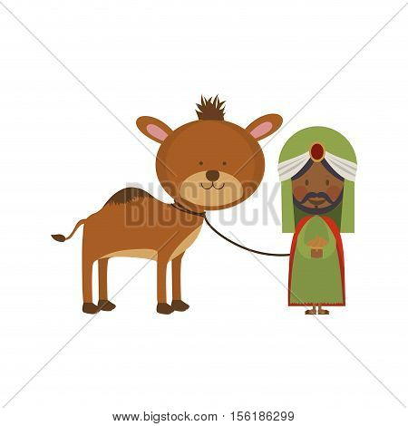 balthazar magi or wise men  icon image vector illustration design