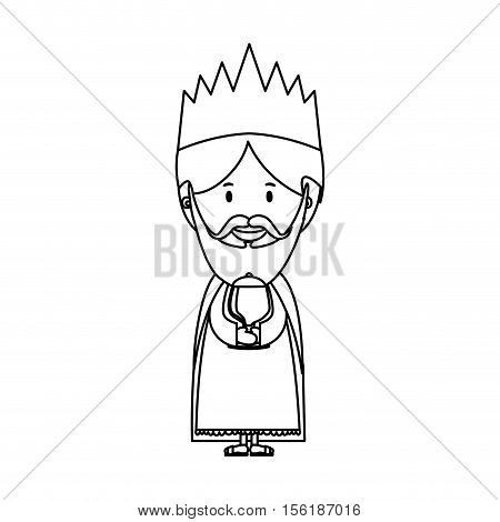 gaspar magi or wise men  icon image vector illustration design