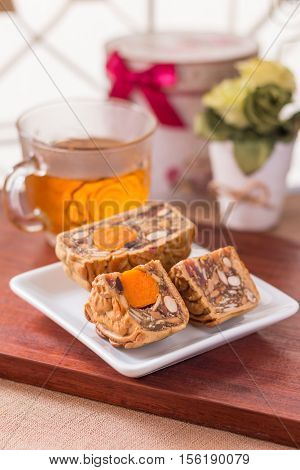 Moon Cake And Tea