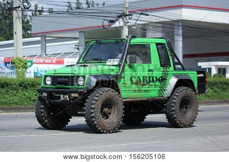 CHIANG MAI THAILAND - OCTOBER 9 2016: Private car Suzuki Caribian. On road no.1001 8 km from Chiangmai city.